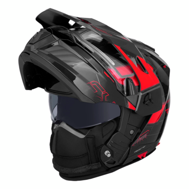 FXR Шлем Maverick X Pro с подогревом Black Red - миниатюра 5