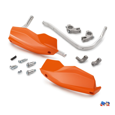 KTM Handguard kit защита рук алюминиевая ( руль 28 mm ) ( оранжевый ) 790 890 Adv 19-> ( 63502979000EB = 63502979020 + 76502979144 + 76502979050EB ) - миниатюра 1