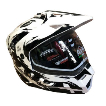 AiM Шлем детский JK802Y White Black - миниатюра 3