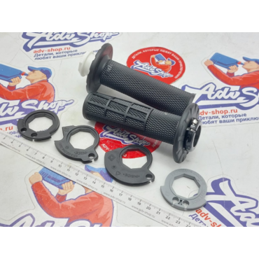 KTM / HQV / GAS грипсы черные / открытый торец SX SXF EXC TPI EXCF TE FE FX 17 23 ( 79002121200 / 79002121100 ) - миниатюра 3