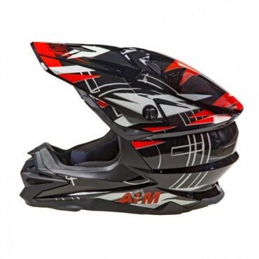 AiM Шлем JK803S Orange Black - миниатюра 5