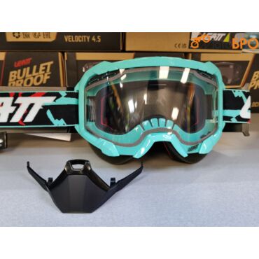Маска кросс Leatt 4.5 SNX Fuel Clear 83% - миниатюра 6