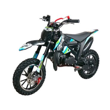 Питбайк детский KAYO DBR SX50 A (2T 49 см3 ручной стартер) - миниатюра 5