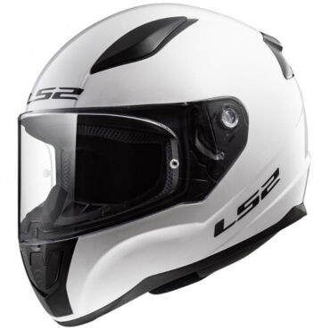 Шлем дорожный LS2 FF353 RAPID II SOLID, white (L, Взрослая  Дорожная) - миниатюра 1
