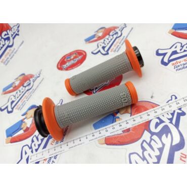 Progrip 708 293 Orange Grey грипсы серый / оранж +7 различных крепежей тросика // PA070800ARGR - миниатюра 3