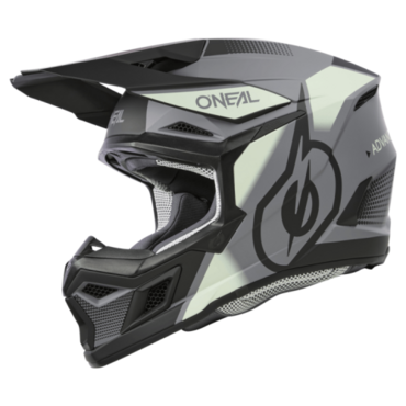 Oneal Шлем кроссовый 3Series Vision Серый Черный - миниатюра 8