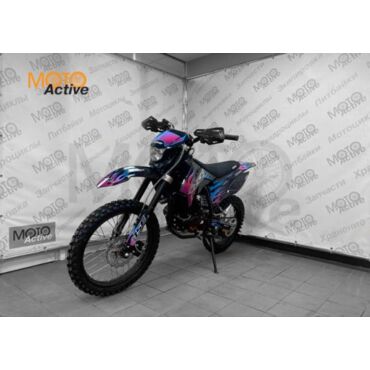 Эндуро / кроссовый мотоцикл BSE Z1 150e 19 16 HotRod Blue - миниатюра 11