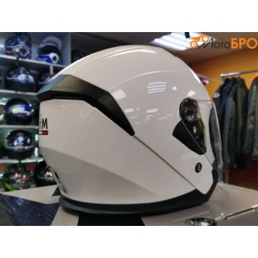 Шлем открытый AiM JK526 white glossy - миниатюра 7
