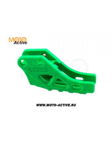 Успокоитель цепи (ловушка) для питбайка универсальная зеленая SM PARTS