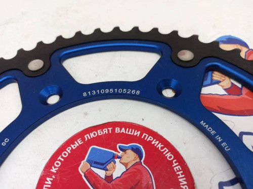 Husqvarna Supersprox BLUE T 52 2K Звезда ведомая 52 зуба двух компонентная TE FE TC TX FC 14 24 // 701 901 Adv 14 24 ( 8131095105268 ) - фото 3