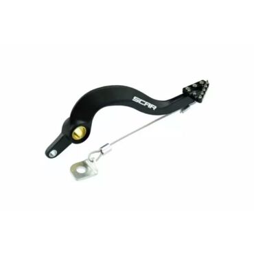 Педаль заднего тормоза Scar под мотоциклы Yamaha YZ250F YZ250FX WR250F Черная - миниатюра 1