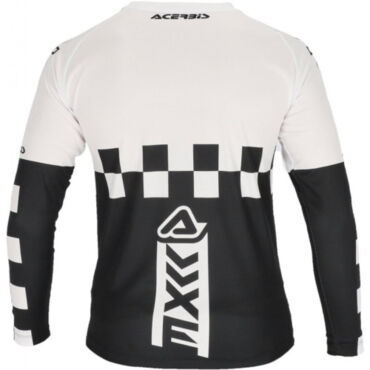 Acerbis Джерси детское MX J KID ONE White Black - миниатюра 2