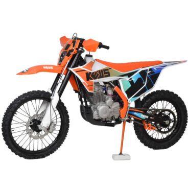 Мотоцикл кроссовый Kews K23 PRO 21 18 Оранжевый белый - миниатюра 1