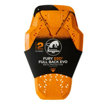 Furygan Вставка в куртку для защиты спины Full Back Fury D3O® Evo Level 2 Оранжевый - миниатюра 3