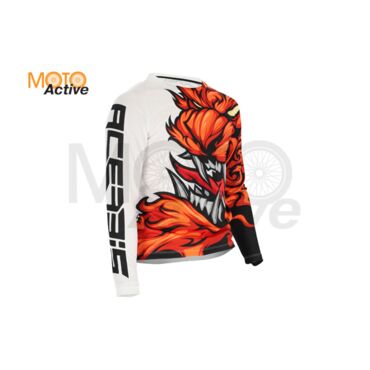Джерси детское Acerbis MX J KID NEW Orange White - миниатюра 2