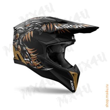 Внедорожный шлем Wraaap Cyborg - Матовый - миниатюра 3