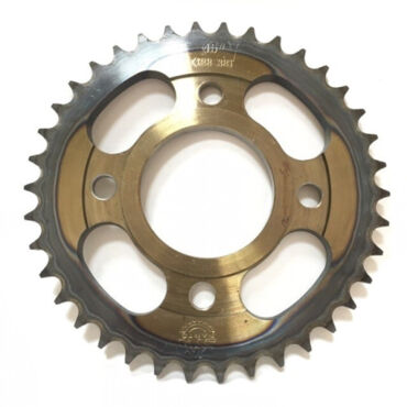 Звезда ведомая стальная 428 38T d 58mm, 4 болта крепл. L 90mm, с проточкой SM PARTS - миниатюра 1