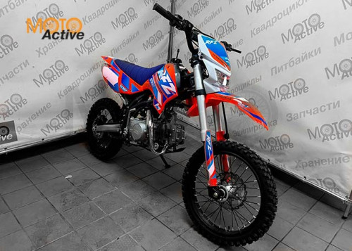 Питбайк APOLLO RFZ START 125X LЕ 17х14 ( Оранжевый ORANGE) - фото 8