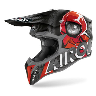 Airoh Мотошлем WRAAP YOUTH ALIEN RED Matt - миниатюра 3