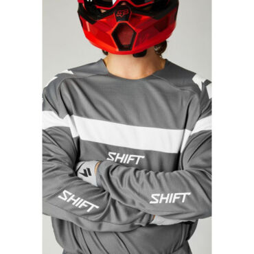 Джерси Shift White Label Void Jersey (Grey White) - миниатюра 5