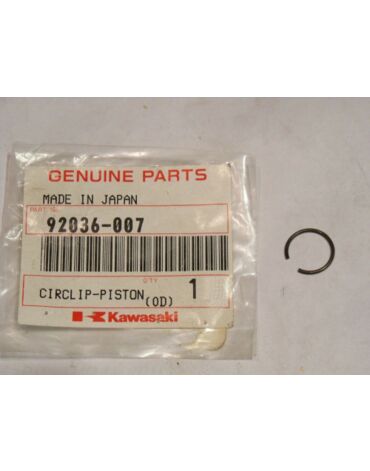 Стопорное кольцо поршневого пальца Kawasaki KX125 KX250 KX250F KX65 OEM 92036 007