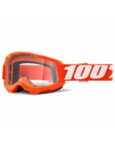 100% Очки Strata 2 Youth Goggle Orange Clear Lens