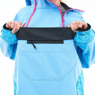 Dragonfly Куртка анорак сноубордическая DF Uktus Woman Blue - Pink - миниатюра 16