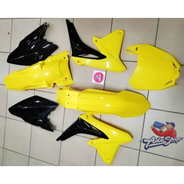 POLISPORT	Комплект пластика Suzuki RMZ450 '2008 17 желтый черный Oem (17) - миниатюра 1