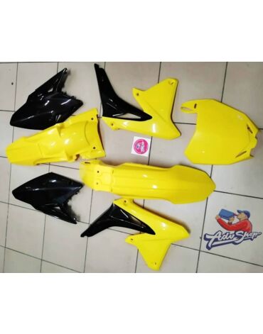 POLISPORT	Комплект пластика Suzuki RMZ450 '2008 17 желтый черный Oem (17)