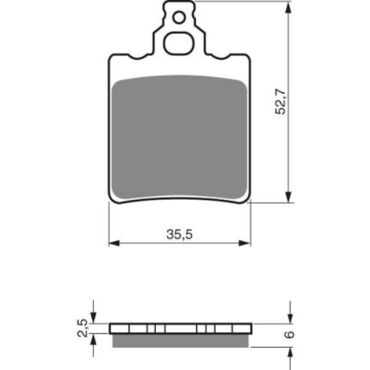 Комлект тормозных колодок GoldFren 096 K5 KTM 65 SX - миниатюра 1