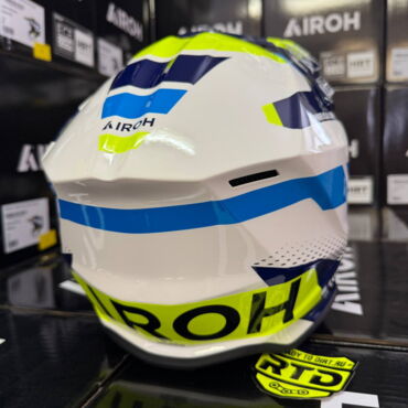 Шлем AIROH WRAAAP VISION Yellow Blue (Глянцевый) - миниатюра 7