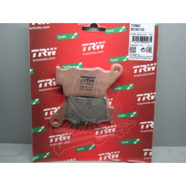 TRW MCB 672 RSI колодки тормозные  синтетика задние 690 F800 GS / F850 GS (аналог 2p 275 - миниатюра 3