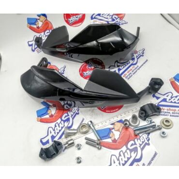 KTM защита рук пластиковая высокая ( черный ) EXC EXCF 14 25 // 390 / 790 / 890 / 1190 / 1290 Adv ( 6030217910030 / 6030217900030 / 60002079100 ) - миниатюра 2