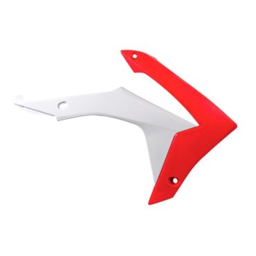 Боковины радиатора красно белые Honda CRF450R 13 16 # CRF250R 14 17  - миниатюра 1