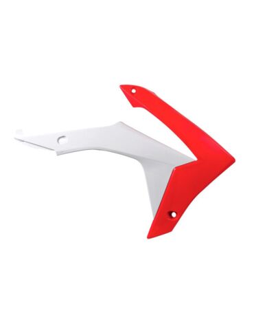 Боковины радиатора красно белые Honda CRF450R 13 16 # CRF250R 14 17