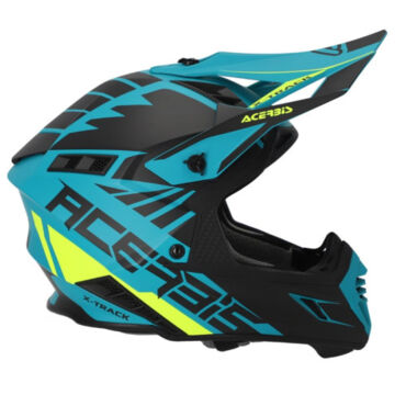 Acerbis Шлем кроссовый X TRACK 22 06 Green Black - миниатюра 5