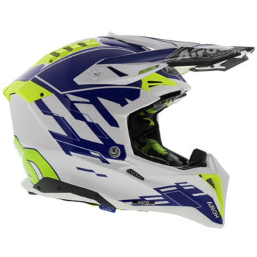 Шлем AIROH AVIATOR 3 Rampage Blue Gloss (Глянцевый) - миниатюра 13