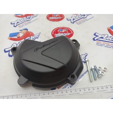 Polisport Clutch Cover (BLACK) защита крышки сцепления / черная / 250,350 XCF SXF / FC 16 21  EXCF/ FE 17 21 // 179 8460400001 - миниатюра 3