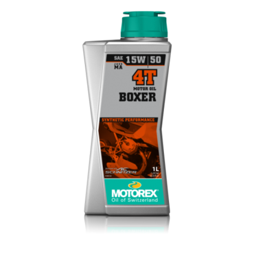 Масло моторное Motorex Boxer 4T 15W 50 - 1л. - миниатюра 1