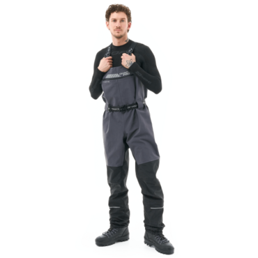 Dragonfly Вейдерсы мембранные Quad Pro 2025 Grey - Black - миниатюра 14