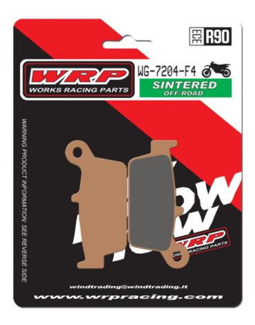 Тормозные колодки WRP WG 7204 F4 (LMP204 OR / FDB539 / FA131)
