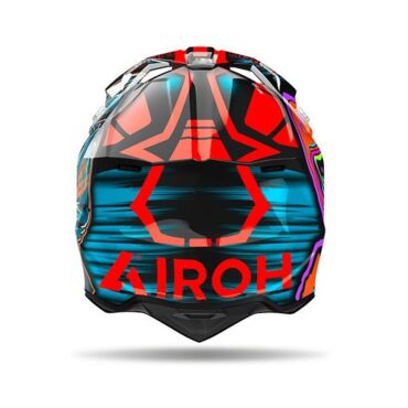 Шлем AIROH WRAAAP CYBER ORANGE (Глянцевый) - миниатюра 3