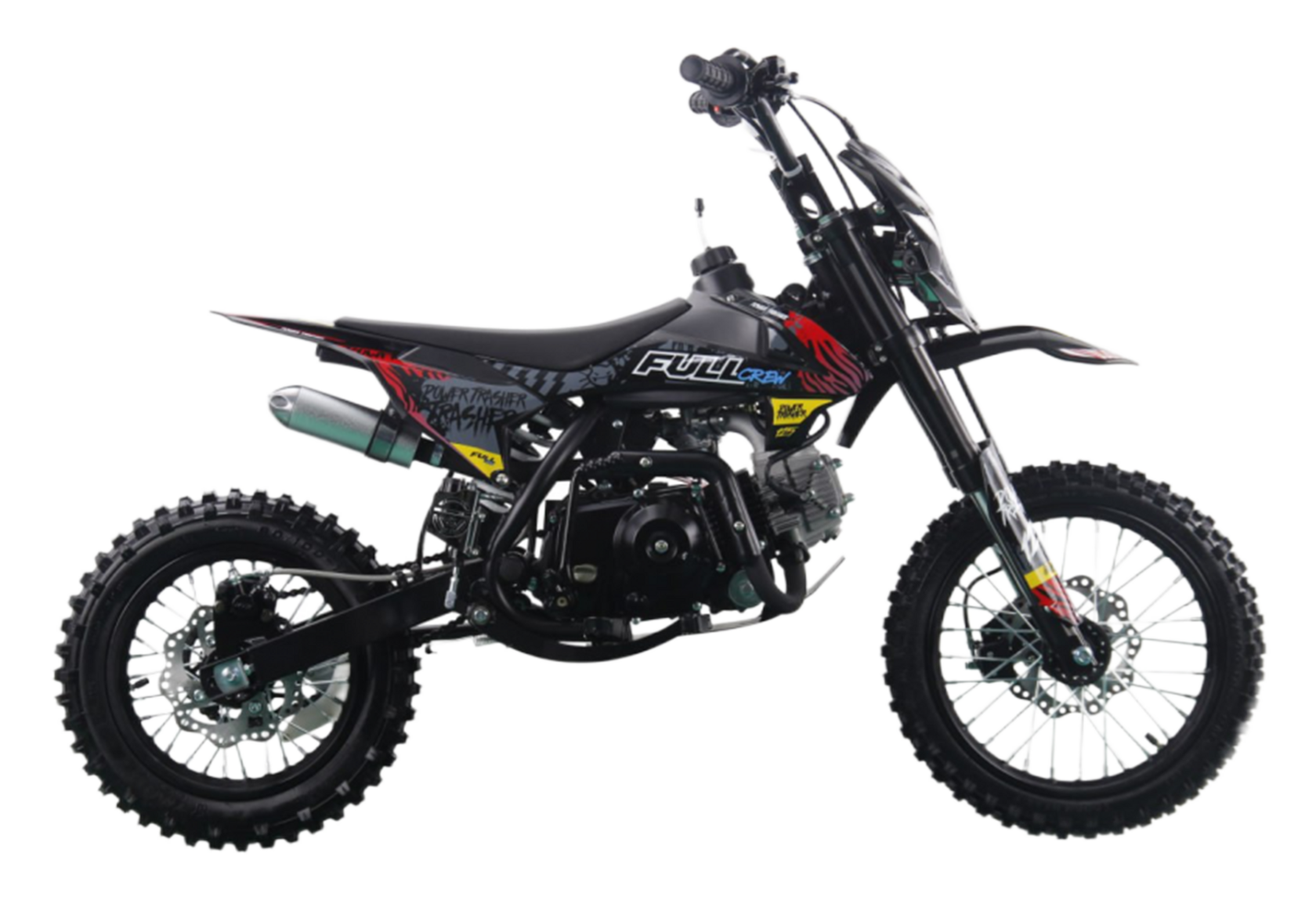 Питбайк FullCrew Power Trasher 125cc 14\12 (п\автомат, электростартер) - фото 9