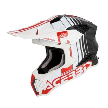 Acerbis Шлем Airstrike C 22 06 White Red - миниатюра 5