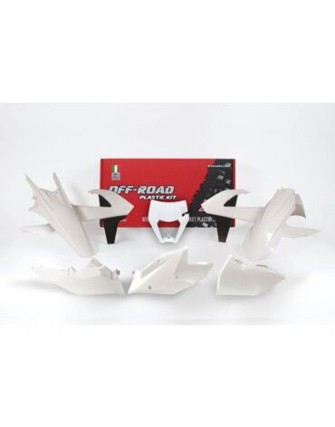 Комплект пластика KTM EXC EXCF (2017 2019), Белый (С пластиком фары)