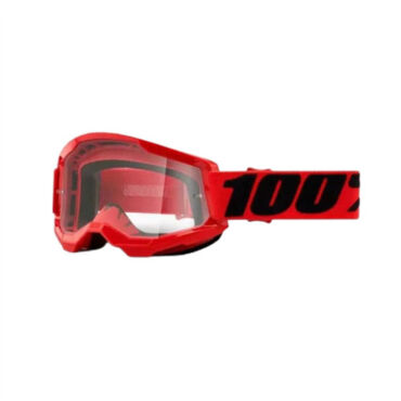 100% Очки подростковые Strata 2 Goggle Red Clear Lens - миниатюра 1