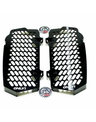 Защита радиаторов алюминиевая черная (ONLY1) KTM EXC EXC F 24- / Husqvarna TE FE 24- / GasGas EC EC F 24-