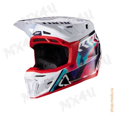 Шлем 8.5 V26 Composite + 5.5 очки Velocity - Роял - миниатюра 7