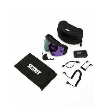 Scout Очки HB 20A с подогревом Vision X Heated Goggles Black, Violent lens - миниатюра 13