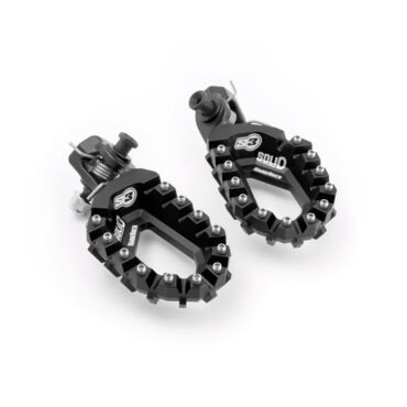 Подножки алюминиевые черные S3 HardRock KTM EXC EXC F 24- / Husqvarna TE FE 24- / GasGas EC EC F 24- - миниатюра 9